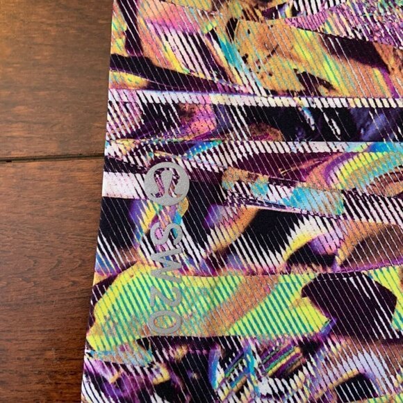 LULULEMON Size 6 Fast and Free Tight II 25" Seawheeze 2020 Super Sonic Alpine - Picture 7 of 11